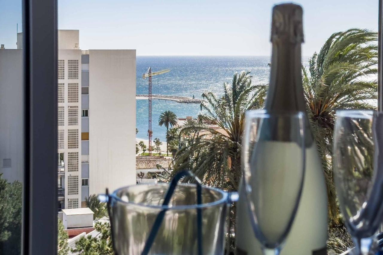 Apartamento Acogedor, Terraza, Piscina Y Mar Benalmádena Kültér fotó